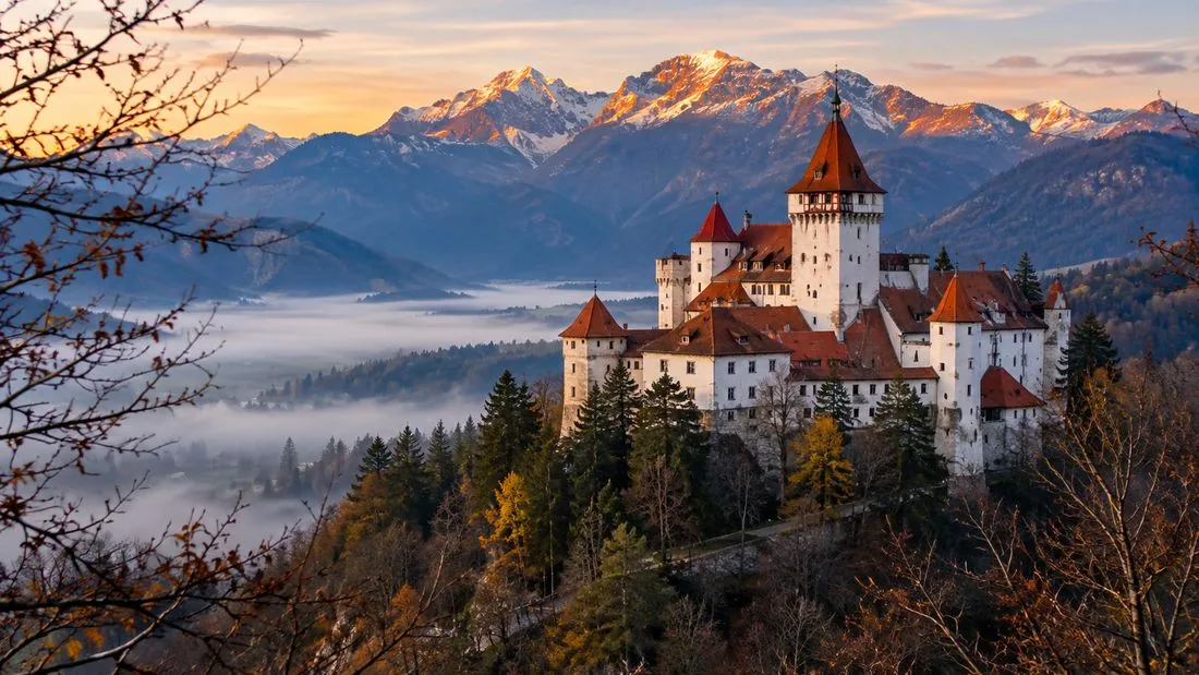 Le château bas du Schloss Ambras, où se trouve la Kunst- und Wunderkammer